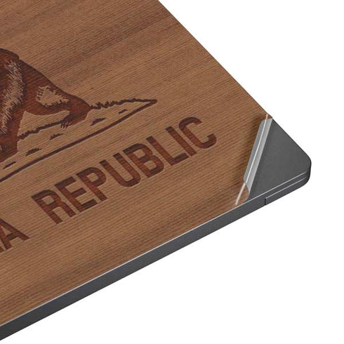 California Wood Flag Surface Laptop 7 15in Skin