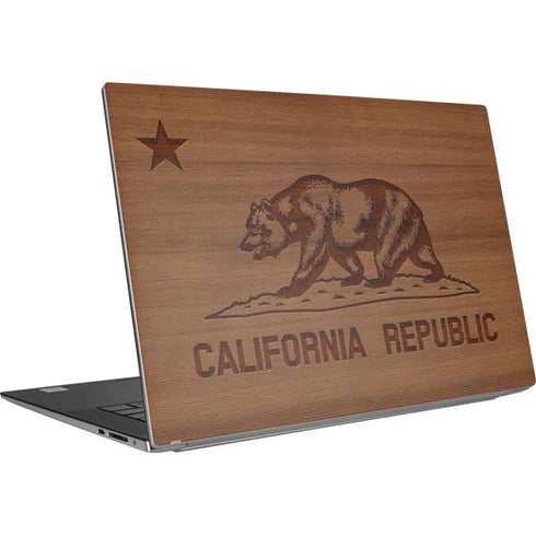 California Wood Flag Dell XPS Skin