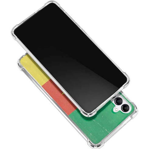 Cameroon Flag Distressed Gabb Phone 4 Clear Case