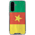 Cameroon Flag Distressed Galaxy A36 5G Clear Case