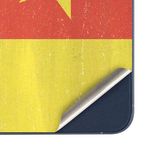 Cameroon Flag Distressed Galaxy A36 5G Skin