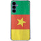 Cameroon Flag Distressed Galaxy A55 5G Clear Case