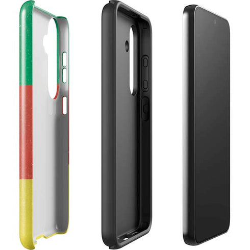 Cameroon Flag Distressed Galaxy S25 Plus Impact Case