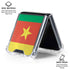 Cameroon Flag Distressed Galaxy Z Flip6 Clear Case