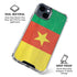 Cameroon Flag Distressed iPhone 15 Clear Case