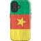 Cameroon Flag Distressed iPhone 16 Plus Impact Case