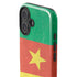 Cameroon Flag Distressed iPhone 16 Plus Impact Case