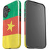 Cameroon Flag Distressed iPhone 16 Plus Impact Case