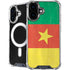 Cameroon Flag Distressed iPhone 16 Plus MagSafe Case