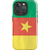 Cameroon Flag Distressed iPhone 16 Pro Impact Case