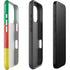 Cameroon Flag Distressed iPhone 16 Pro Impact Case