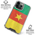 Cameroon Flag Distressed iPhone 16 Pro Max Clear Case