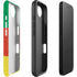 Cameroon Flag Distressed iPhone 16e Impact Case