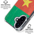 Cameroon Flag Distressed iPhone 17 Clear Case