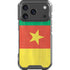 Cameroon Flag Distressed iPhone 18 Pro Clear Case