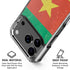 Cameroon Flag Distressed iPhone 18 Pro Clear Case
