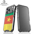 Cameroon Flag Distressed iPhone 18 Pro Clear Case