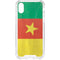 Cameroon Flag Distressed iPhone XS Clear Case