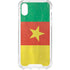 Cameroon Flag Distressed iPhone XS Clear Case