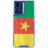 Cameroon Flag Distressed Moto G Play 4G (2024) Clear Case