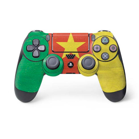 Cameroon Flag Distressed PlayStation PS4 Skins