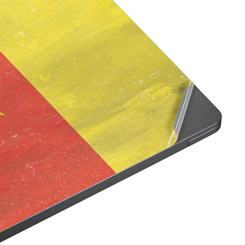 Cameroon Flag Distressed Surface Laptop 7 13.8in Skin