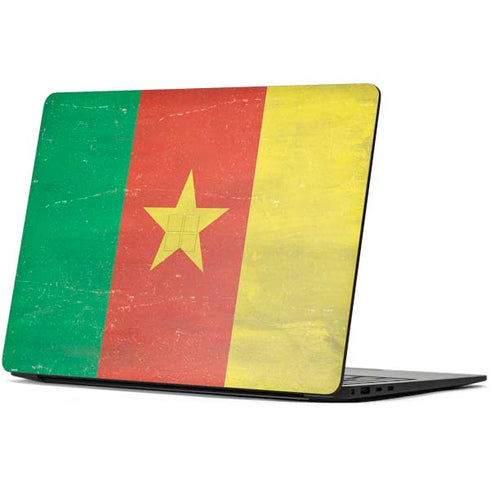 Cameroon Flag Distressed Surface Laptop 7 15in Skin
