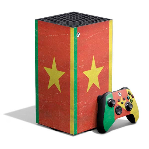 Cameroon Flag Distressed XBox Series X Digital Edition Bundle Skin