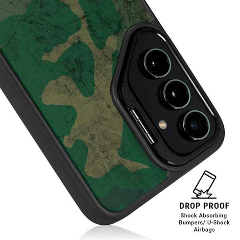 Camouflage Galaxy S24 Kickstand Case