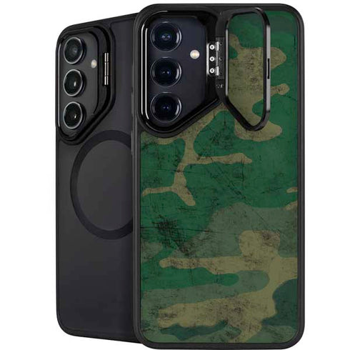 Camouflage Galaxy S25 Plus Kickstand Case