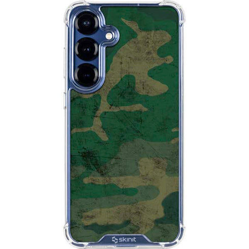 Camouflage Galaxy S25 Clear Case