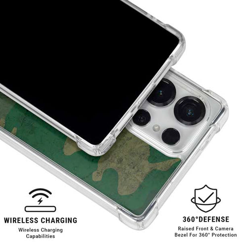 Camouflage Galaxy S25 Ultra Clear Case