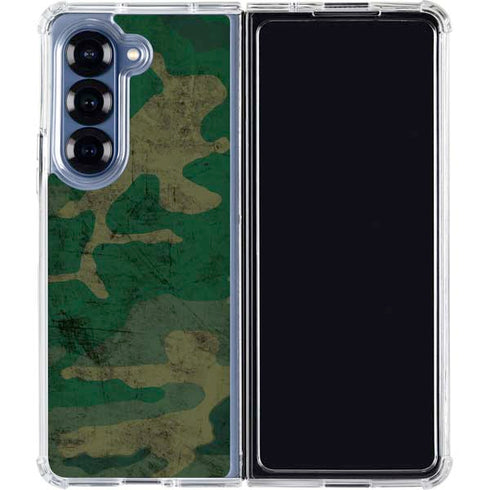 Camouflage Galaxy Z Fold6 Clear Case