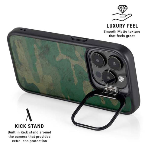 Camouflage iPhone 13 Pro Max Kickstand Case