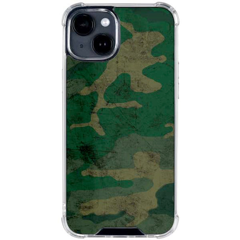 Camouflage iPhone 15 Clear Case