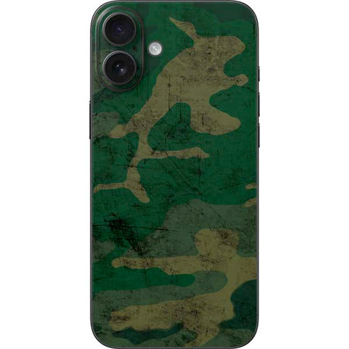 Camouflage iPhone 16 Plus Skin