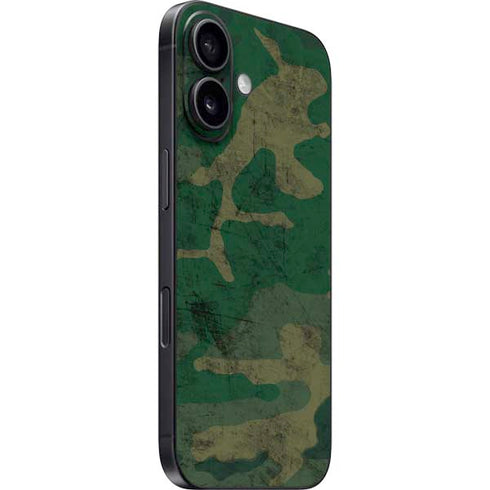Camouflage iPhone 16 Plus Skin