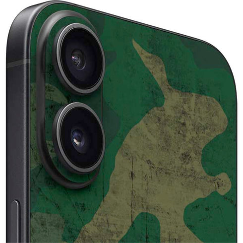 Camouflage iPhone 16 Plus Skin