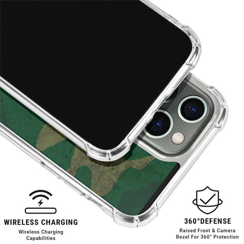 Camouflage iPhone 16 Pro Max Clear Case