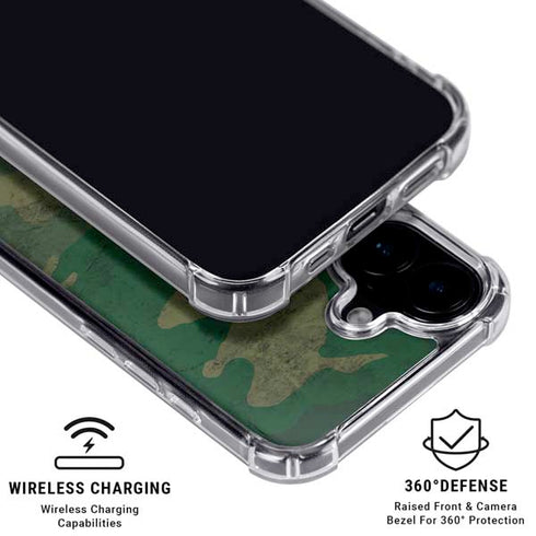 Camouflage iPhone 17 Clear Case