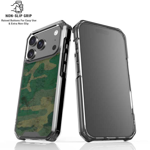 Camouflage iPhone 18 Pro Clear Case