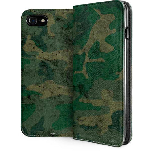 Camouflage iPhone SE (2nd & 3rd Gen) Folio Case