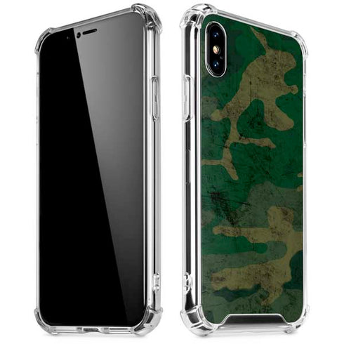 Camouflage iPhone X/XS Clear Case