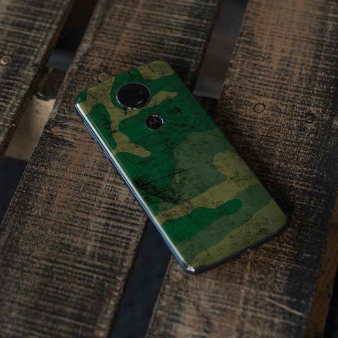 Camouflage Moto E5 Plus Skin
