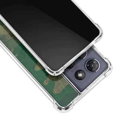 Camouflage Moto G Play 5G (2025) Clear Case