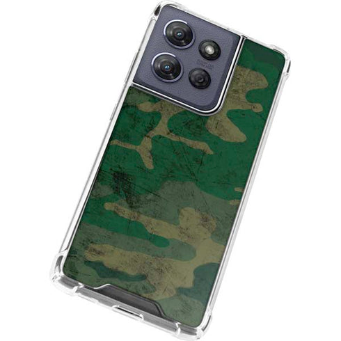Camouflage Moto G Power 5G (2025) Clear Case