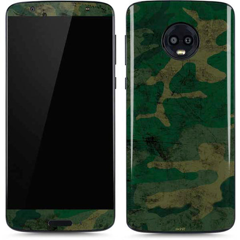 Camouflage Moto G6 Skin