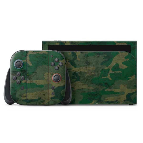 Camouflage Nintendo Switch 2 (2025) with Joy-Con Skin