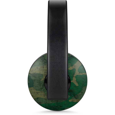 Camouflage PlayStation 4 Gold Wireless Headset Skin
