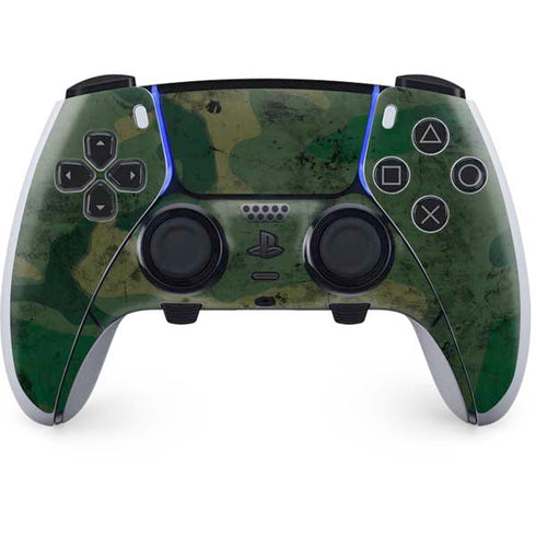 Camouflage PS5 DualSense Edge Pro Controller Skin